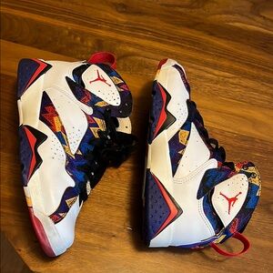 Jordan Black and White High-Top Sneakers